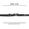 Ahijklmn Plastic Buckles,Plastic Side Release Buckle clips + Plastic Tri