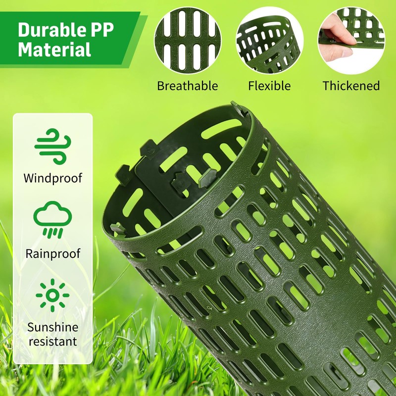 20PCS Plant and Tree Guard Protector, Tree Trunk Protector Around
