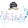 Adsamm® 4 x Chair Leg Caps, Transparent, Diameter 23-24 mm,