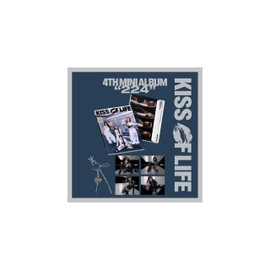 KISS OF LIFE 224 4th Mini Album with Tracking Sealed KIOF (Full Set(Magazine+4Digipack+Keychain))