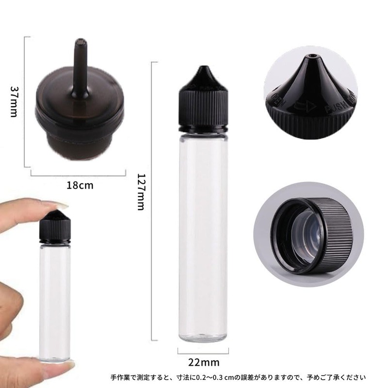 SensaBliss Child Lock Unicorn Bottles Dropper Bottles 5 Dropper Bottles