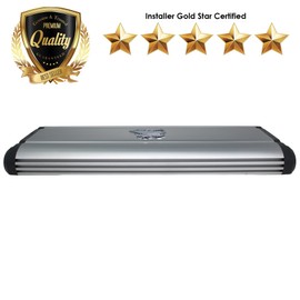 SoundXtreme Car Amplifiers ST-2500.2 5000W 2 Channels Class AB MOSFET Amp 2/4 Ohm Stable with Remote Sub Control