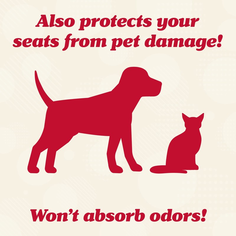 Lusso Gear Car Seat Protector - Waterproof Seat Protector &