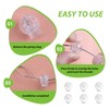 6 Pcs Plastic Cord Lock Stopper End Spring Stop Toggle
