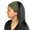 Satin Life Satin Lined Headband, Protective Style (Olive Green)