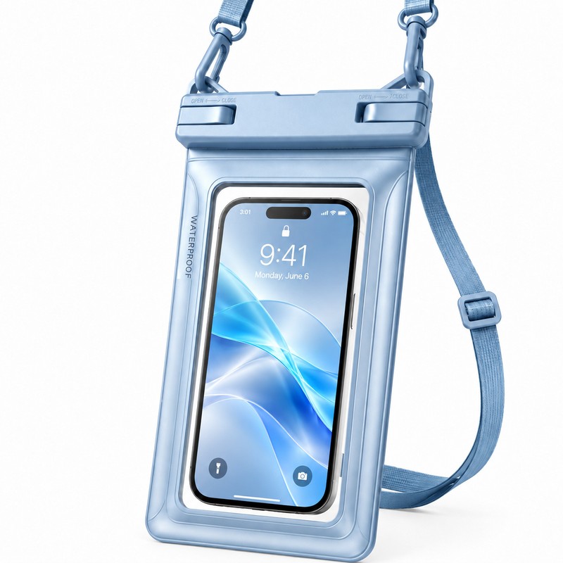 Waterproof Phone Pouch with Touch Screen, Universal Dry Bag Case