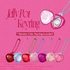 Fwee Brillo Labial Y Rubor Jelly Pot Con Llavero Glowy