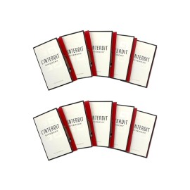 Givenchy 10-pack L'interdit Eau De Parfum Underground Flower 0.3 fl oz