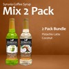Syruvia Coffee Syrup Variety Pack - Pistachio Latte & Coconut-