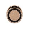 Set of 2 Round Jute Natural Handmade Placemats 38x38cm