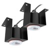 LURMMUE Reptile Ceramic Socket Heat Lamp Fixture, 2Pcs Terrarium Clamp