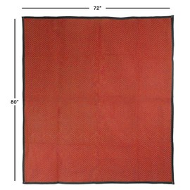 Stalwart 75-MOV1007 7.1 Pound Furniture and Appliance Moving Blanket Heavy Duty Quilted Movers Utility Textile Pad for Shipping, Packing, Storage and Cargo