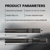 YEUEK Pool Cue Extender, Billiards Stick Extension with 3 Bumpers,