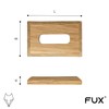 Pack of 2 Single Heating Pipe Rosette for Stand Consoles,