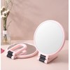 Stianiiie 1X 5X Handheld Mirror with Handle for Travel， Magnifying