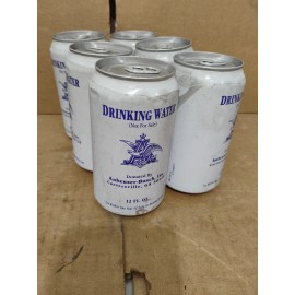 Budweiser Vintage 6 pack Anheuser Busch  Drinking Water  Virginia 2003