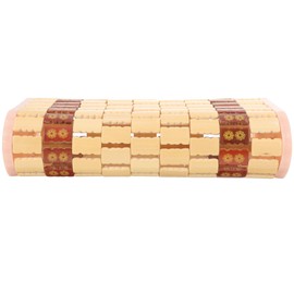 GANAZONO Sweat Stem Pillow Bamboo Headrest Pillow Japanese Rattan Bed Pillow Wooden Sauna Pillow Neck Cervical Pillow Waist Pillow for Stiff Neck Shoulder Pain Spas Steam Room