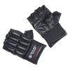 MARTIAL WORLD PG38-S-BK Knuckle-Shaped Finger Gloves, Open Finger, Black, S