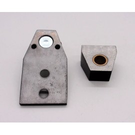 Global Door Arch/Vistawall Style Offset Bottom Pivot Set, Non-Handed in Duronodic #TH1109-DU