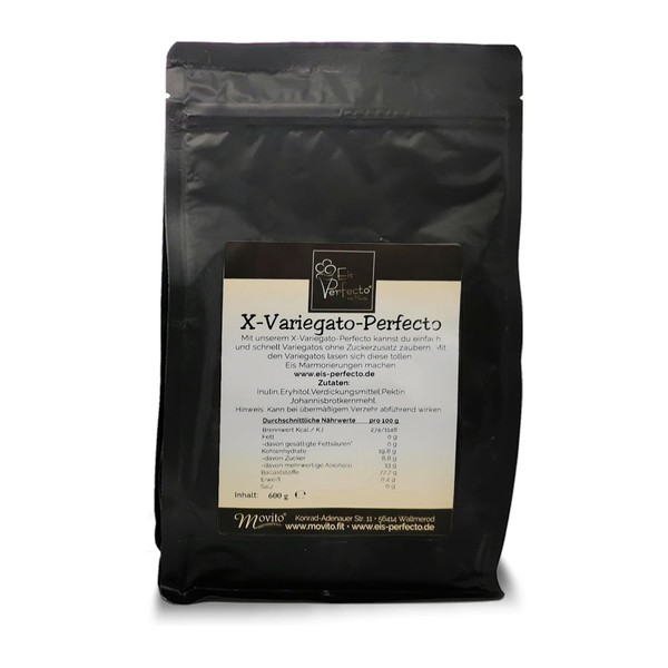 X-Variegato-Perfecto without added sugar for particularly creamy and delicious homemade