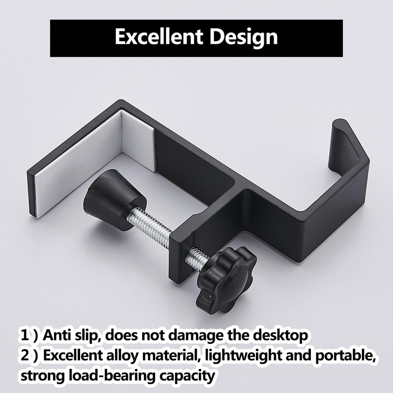 KISOY 2PCS Purse Hook for Table Handbag Hangers Bag Hooks