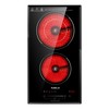 FUDELAI 2-Burner Electric Cooktop, 3200W 240V Ceramic Hot Plate with