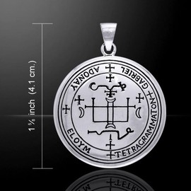 Holistic Trader Sigil of Archangel Gabriel Pendant (925 Sterling Silver) by Peter Stone Jewellery