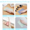 Dolemay 20 Sheets Microfiber Cleaning Cloths, Disposable Towels, Reusable Dish
