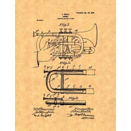 Cornet Patent Print (8" x 10") M10968
