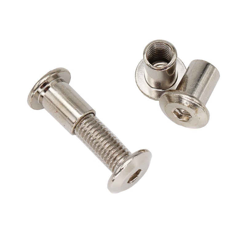 binifiMux 10-Set M8x35mm Rivet Countersunk Hex Socket Cap Bolts and