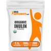 BulkSupplements.com Organic Inulin Powder - Inulin Supplement, Soluble Fiber Powder