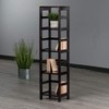 Winsome Leo Beech Wood 4-Tier Shelf, Espresso92514
