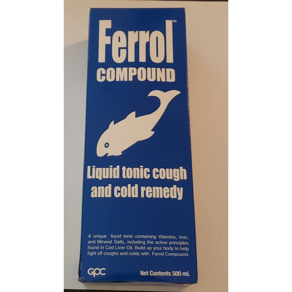 Ferrol Liquid Cough and Cold Tonic 500ml - The Original Ferrol Compound (Pack of 1)