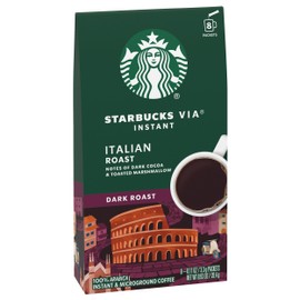 Starbucks VIA Ready Brew Coffee, Italian Roast, 8 Count