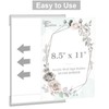 EHWINE 16 Pack 8.5 x 11 Acrylic Sign Holder Wall