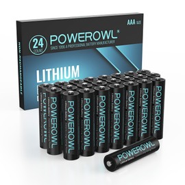 POWEROWL Lithium Batteries AAA High Capacity Long Lasting, 1.5V Triple A Battery for High-Tech Devices - 24 Pack