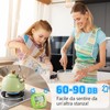 3 Pezzi Timer da Cucina Digitale con 3 Colori, Timer