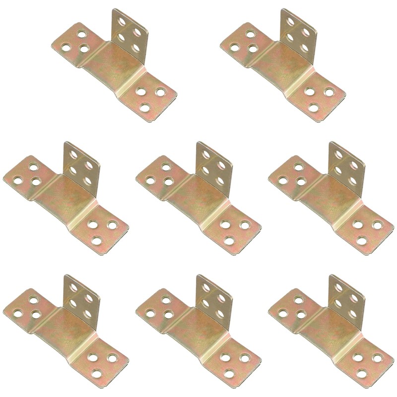 8 Sets Bed Rail Brackets,Metal Bed Connection