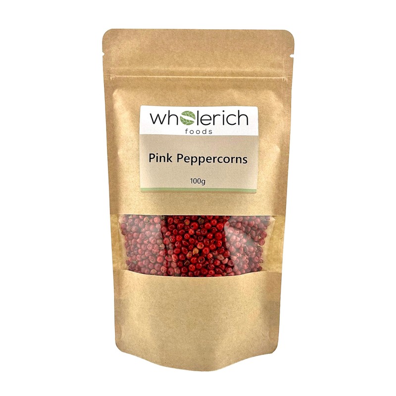 Pink Peppercorns Whole (from Brazil) 100g - Wholerich Foods