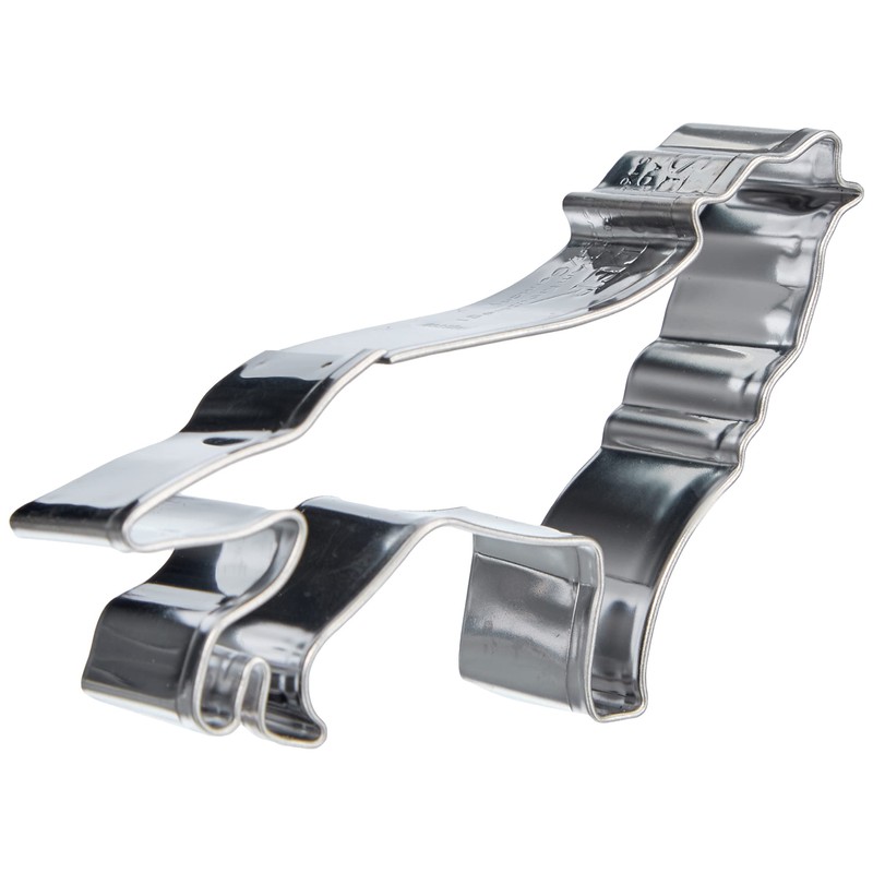 Staedter Wolf Shape Cookie Cutter, Stainless Steel Silver, 30 x