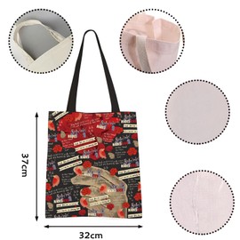 VAMSII Broadway Musicals -Theatre Nerd -Hadestown Inspired Tote Bag Theatre (Hadestown tote)