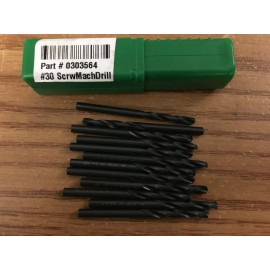 Smart Weld (12) #30 HSS 135° Steam Tempered Finish Screw Machine Drill