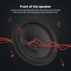 Speaker Cone Drum Paper 1 Inch Inner Diameter Rubber Surround