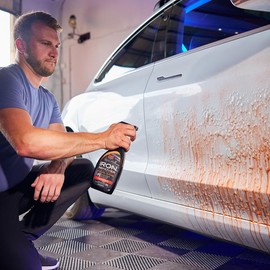 Stoner Car Care 92104-4PK Iron Remover and Wheel Cleaner Odorless Decontaminant, Fast Removal of Brake Dust, Fallout, and Rust On Wheels, Tires, Exterior, and More, With Indicator, 22 Fl Oz, Pack of 4