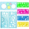 Copeflap Template Drafting Ruler Stencil Sheet Set of 7 Design