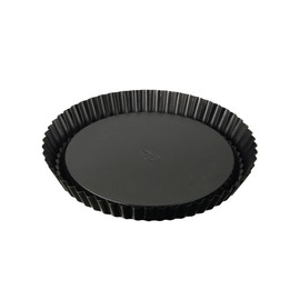 Dr. Oetker Obstkuchenform Ø 28 cm, klassische Backform für köstlichen Tortenboden, Quicheform aus Stahl mit Antihaftbeschichtung, Menge: 1 Stück