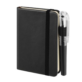 Qianyu Pocket Notebook Journal Small Notebook 100 Pages Memo Notepad Hardcover with Pen Mini Notepad Cute Tiny Thick Lined Notebook with Pen Holder Page Marker Ribbons for Women Men Office School