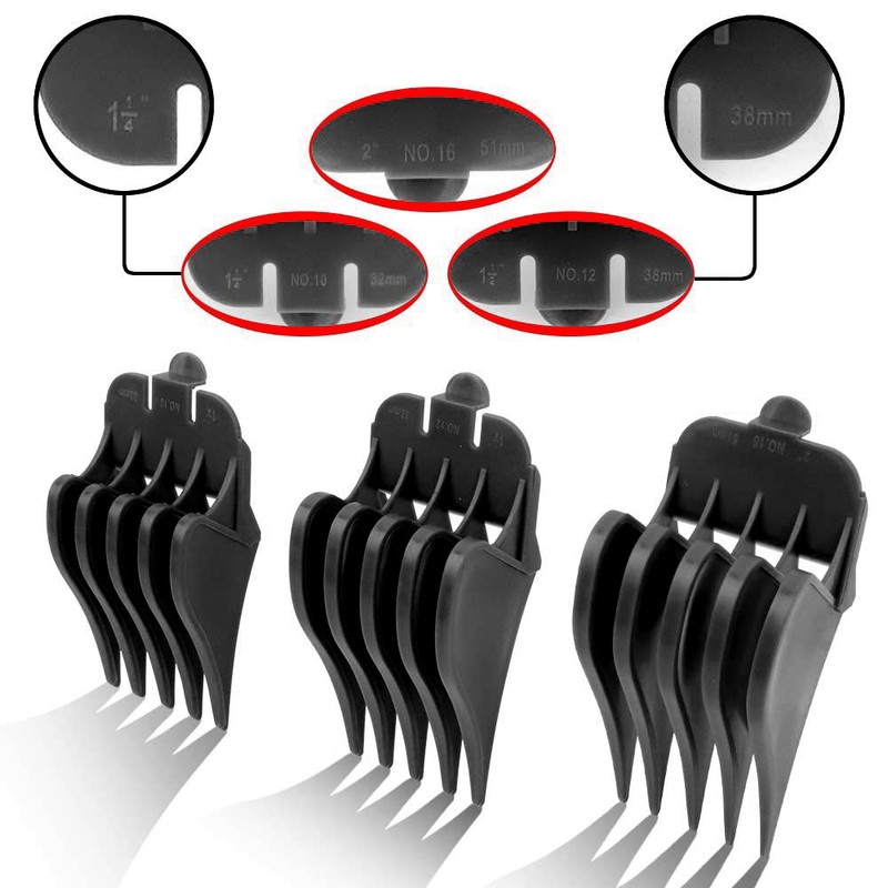 CR8GR8 Professional Hair Clipper Combs Guides, Hair Clipper Guards 1