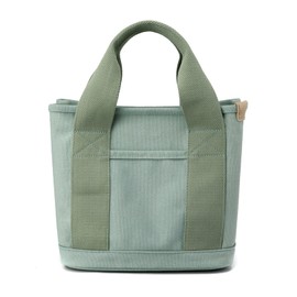 CORIOS Women's Handbag Canvas Tote Bag Casual Handbag Tote Bag Multifunctional Handbag for School Work Travel Shopper Everyday, Green, vintage
