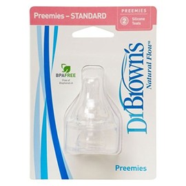 Dr. Browns Natural Flow Preemie Standard Nipple pack of 4